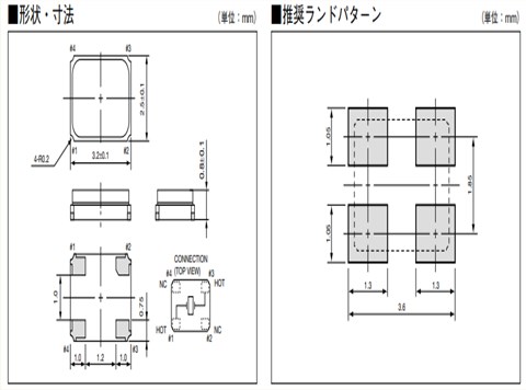 京瓷晶振,石英晶體諧振器,CX3225CA晶振