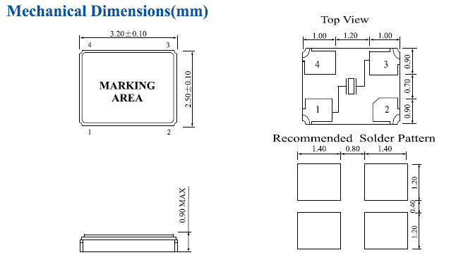 貼片型石英晶體諧振器,貼片石英晶振,E3FB晶振,HCX-3FB晶振