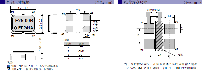 高性能晶振,壓電石英晶振,SG-310SDF晶振