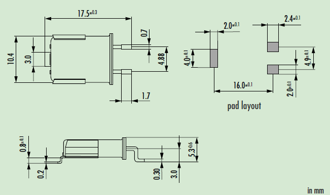 二腳彎曲型石英晶振,49UCPU時鐘諧振器,HC49/U-SMC晶振
