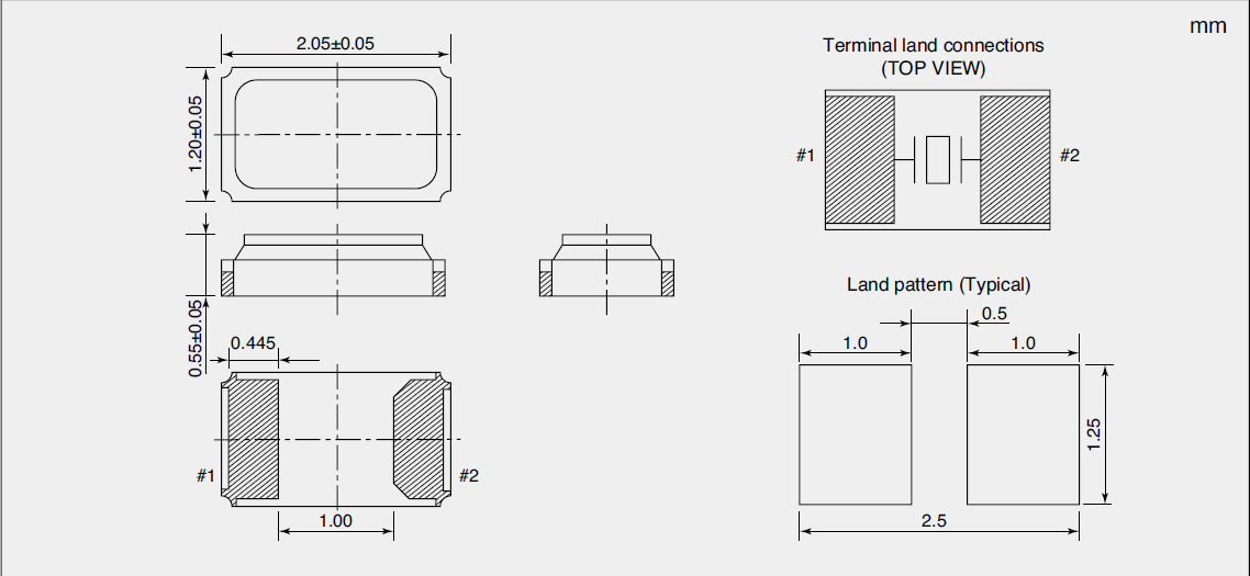 輕型32.768K時鐘晶體,音叉型2012晶體諧振器,NX2012SA晶振 輕型32.768K時鐘晶體,音叉型2012晶體諧振器,NX2012SA晶振