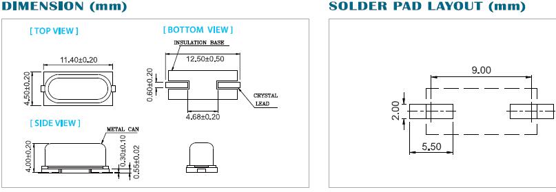 編帶封裝貼片晶振,XJ晶振,XJCBBIAANF-10.368000晶振