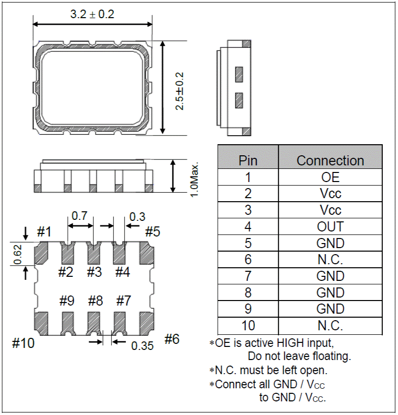 愛(ài)普生晶振,TG-3541CEA晶振,TCXO晶振