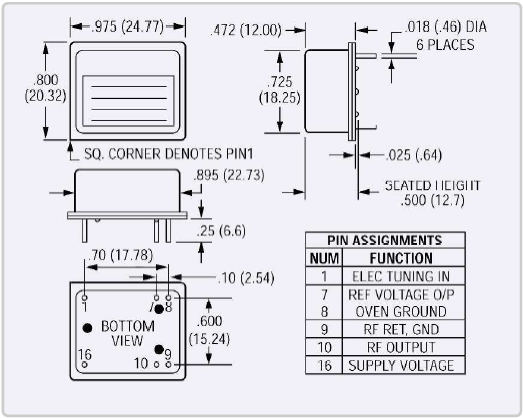 MTI-Milliren晶振,220晶振,恒溫晶振