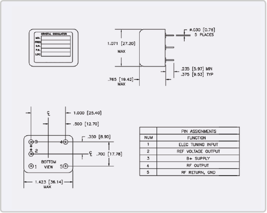 MTI-Milliren晶振,270晶振,晶體振蕩器