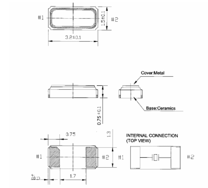 TST嘉碩晶振\TZ1006A無源諧振器\0.032768MHZ時鐘晶體\6G藍牙晶振