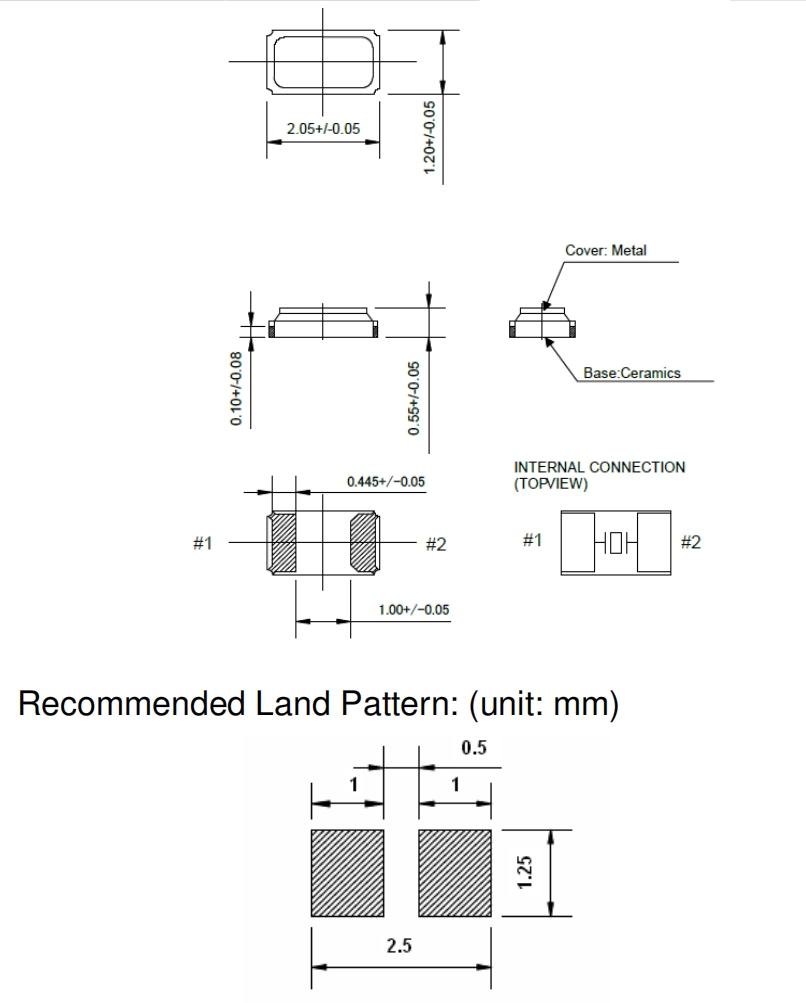 TZ2065A無源晶振,32.768K時鐘晶體,6G基站晶振,TST臺灣晶振